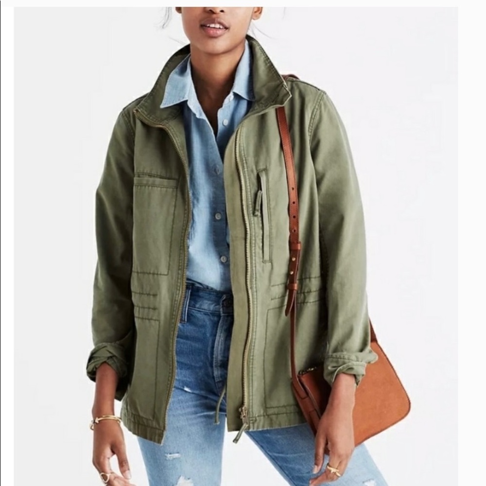 Madewell Olive Green Utility Jacket